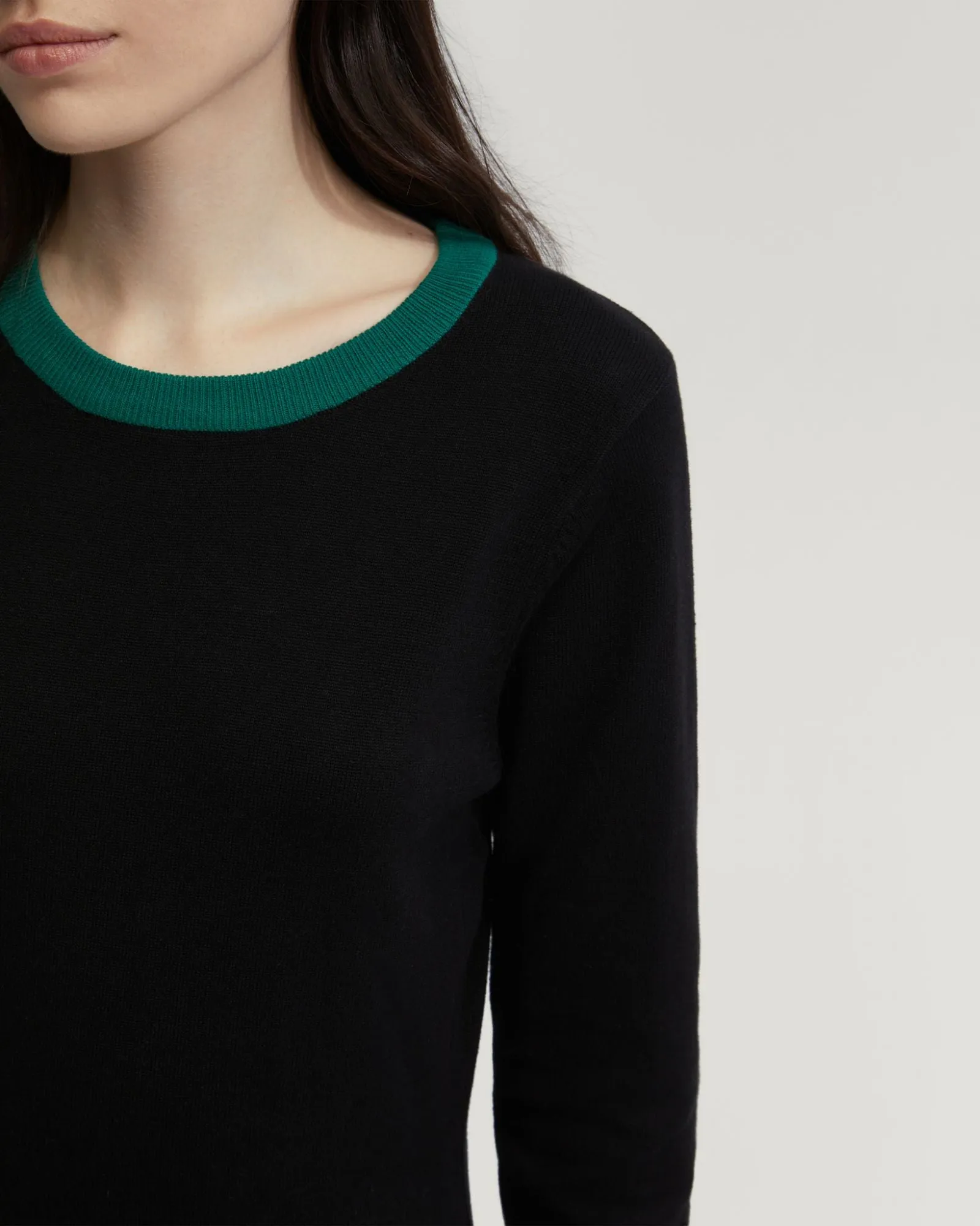 Bridgette Contrast Trim Knit Dress